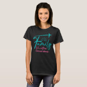 Flight Travel Punta Cana Dominican Matching Family T-shirt (Voorkant volledig)