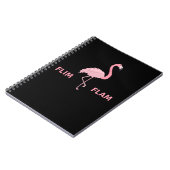 Flim Flam Flamingo Youtube Kinderen Notitieboek (Linkerzijde)
