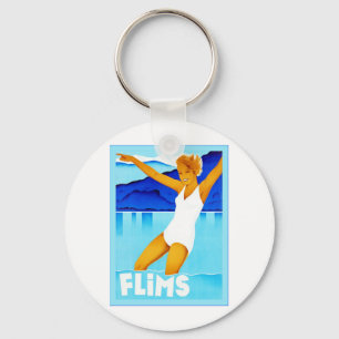 Flims ~  Zwitsers reizen Sleutelhanger