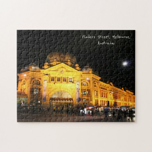 Flinders Street, Melbourne, Australie - Puzzle (Horizontal)