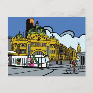 Flinders Street Station Briefkaart