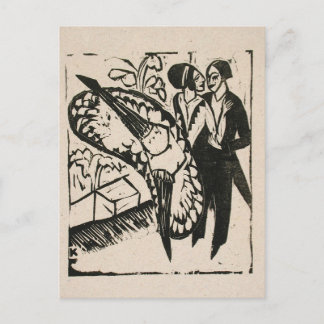 Fling Dancers, Kirchner Briefkaart