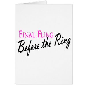 Fling final avant l'anneau