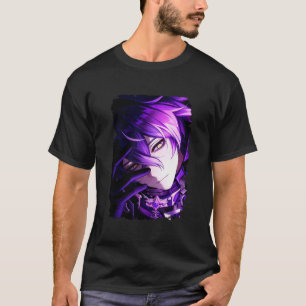 Flins Genshin Art 04 T-Shirt Basique Foncé