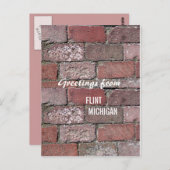 Flint Bricks Briefkaart (Voorkant / Achterkant)