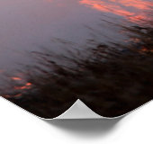 Flint Hills Kansas Prairie Burn Poster (Coin)