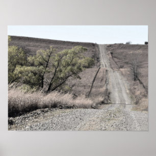 Flint Hills Winter Scène Poster