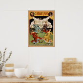 FLINT Magicien Hypnose VAUDEVILLE Poster (Cuisine)