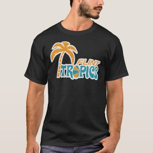 Flint Tropics Rétro Essential T-Shirt (Devant)