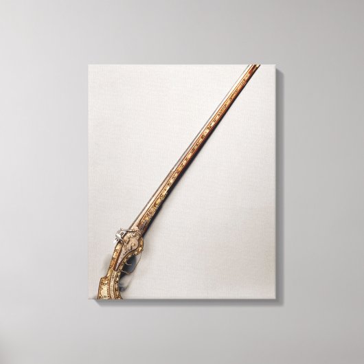 Flintlock-geweer Canvas Afdruk (Voorkant)