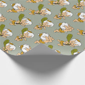 Flintstenen | Bamm-Bamm Rubble Cadeaupapier (Hoek)