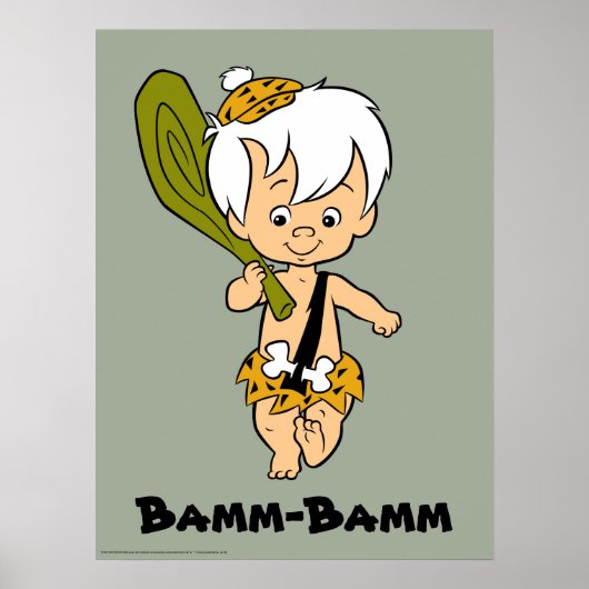 Flintstenen | Bamm-Bamm Rubble Poster (Voorkant)