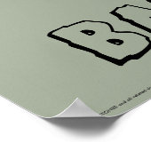 Flintstenen | Barney Rubble Poster (Hoek)