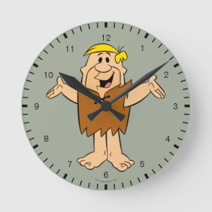 Flintstenen   Barney Rubble Ronde Klok