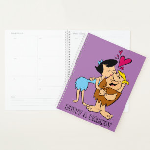 Flintstenen   Betty Kissing Barney Planner