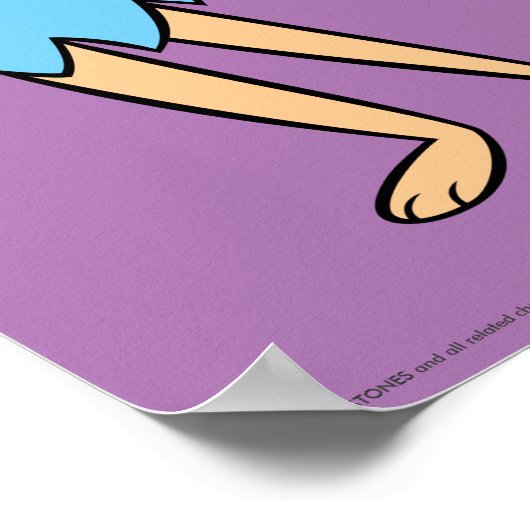 Flintstenen | Betty Kissing Barney Poster (Hoek)