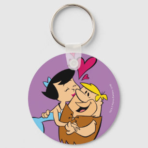 Flintstenen Betty Kissing Barney Sleutelhanger