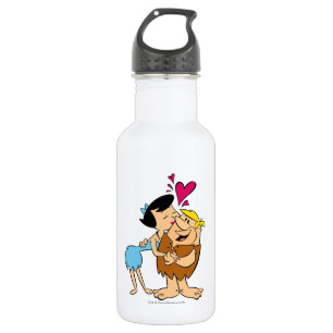 Flintstenen Betty Kissing Barney Waterfles