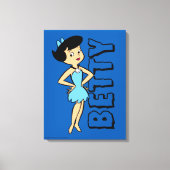 Flintstenen | Betty Rubble Canvas Afdruk (Voorkant)