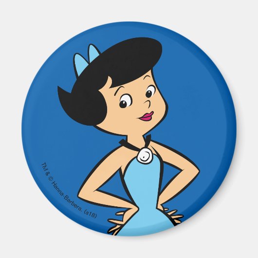Flintstenen | Betty Rubble Magneet (Voorkant)