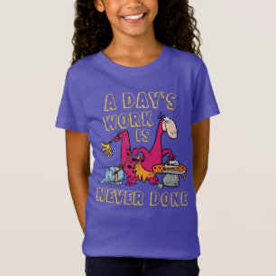 Flintstenen Dino Cleaning House T-shirt