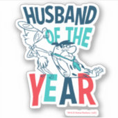 Flintstenen | Echtgenoot van het Jaar Sticker (Voorkant)