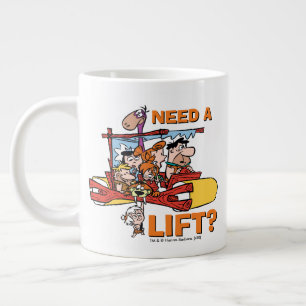 Flintstenen Een lift nodig? Extra Grote Beker