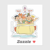 Flintstenen Familie Roadtrip Sticker (Vel)