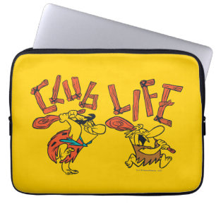 Flintstenen Fred & Barney - Club Life Laptop Sleeve