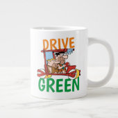 Flintstenen | Fred & Barney - Drive Green Extra Grote Beker (Rechts)