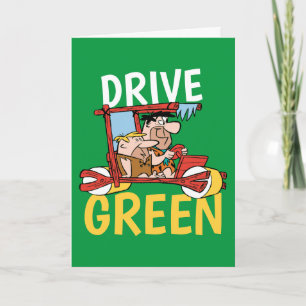 Flintstenen   Fred & Barney - Drive Green Kaart