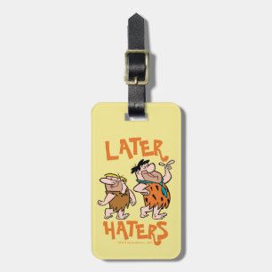Flintstenen Fred & Barney - Latere heesters Bagagelabel