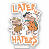 Flintstenen | Fred & Barney - Latere heesters Sticker (Voorkant)