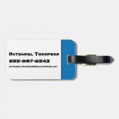 Flintstenen | Fred & Barney - Let's Rock Bagagelabel (Achterkant horizontaal)