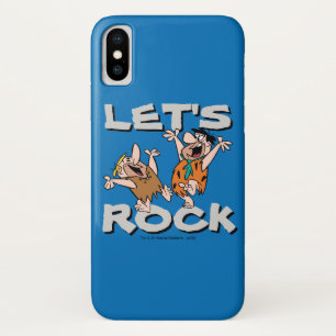 Flintstenen   Fred & Barney - Let's Rock iPhone X Hoesje