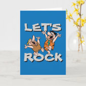 Flintstenen | Fred & Barney - Let's Rock Kaart (Gele Bloem)