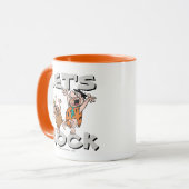 Flintstenen | Fred & Barney - Let's Rock Mok (Voorkant links)