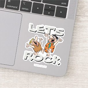 Flintstenen Fred & Barney - Let's Rock Sticker
