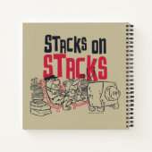 Flintstenen | Fred & Barney - Stacks op stapels Notitieboek (Achterkant)