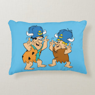Flintstenen Fred- en Barney-waterbuffels Accent Kussen