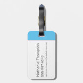 Flintstenen | Fred- en Barney-waterbuffels Bagagelabel (Achterkant verticaal)