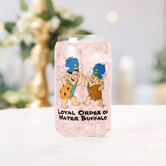 Flintstenen | Fred- en Barney-waterbuffels Blikvorm Glas (Insitu (Huwelijk))