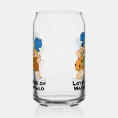 Flintstenen | Fred- en Barney-waterbuffels Blikvorm Glas (Links)