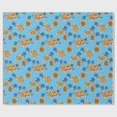 Flintstenen | Fred- en Barney-waterbuffels Cadeaupapier (Vlak)