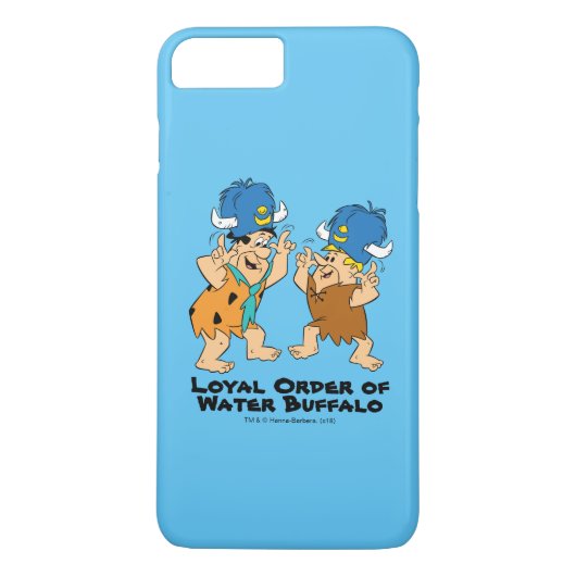 Flintstenen | Fred- en Barney-waterbuffels Case-Mate iPhone Case (Achterkant)