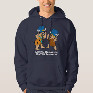 Flintstenen   Fred- en Barney-waterbuffels Hoodie