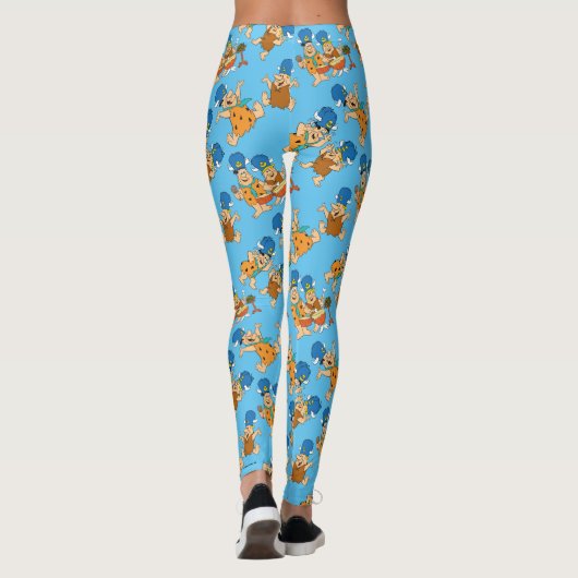 Flintstenen | Fred- en Barney-waterbuffels Leggings (Achterkant)