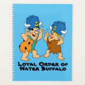 Flintstenen | Fred- en Barney-waterbuffels Planner (Voorkant)