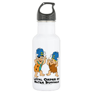 Flintstenen Fred- en Barney-waterbuffels Waterfles
