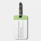 Flintstenen | Fred Flintstone Bagagelabel (Achterkant verticaal)